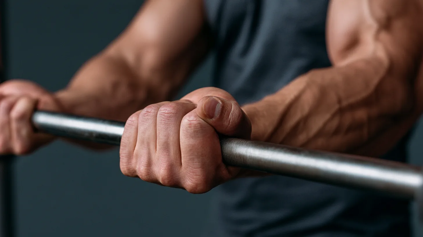 Curl inversé barre EZ