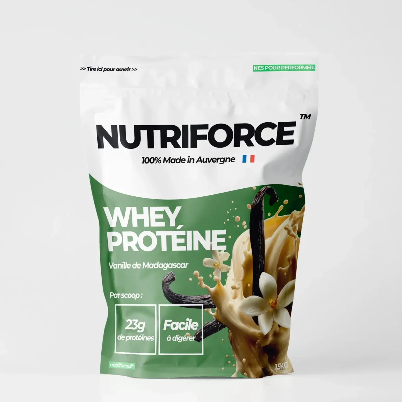Whey Protéine Isolate NutriForce - Origine Auvergne